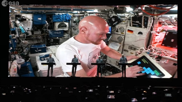 A duet performed from both Space and Earth – Kraftwerk and the ISS!