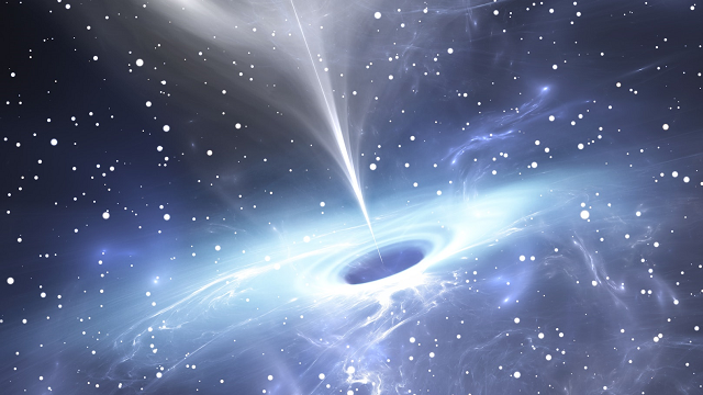 Astronomers observe matter falling into a black hole at superfast speeds