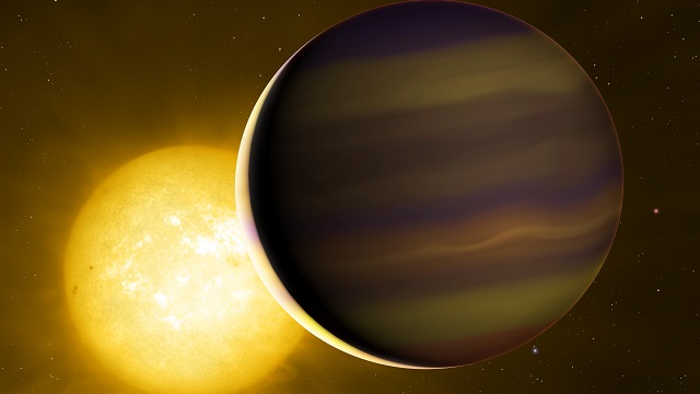Exoplanet atmosphere hints it formed far from star