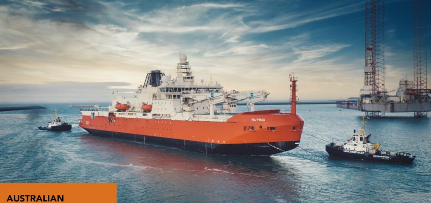 Australia’s new icebreaker is on its way home