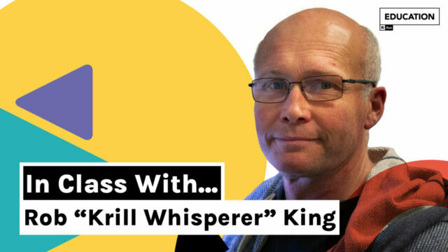 In Class With… Rob “Krill Whisperer” King
